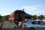 Looking west on the NECR at the the Steaming Tender restaurant